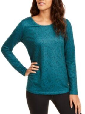 Ideology Women's Deep Pine Green Athletic Top M